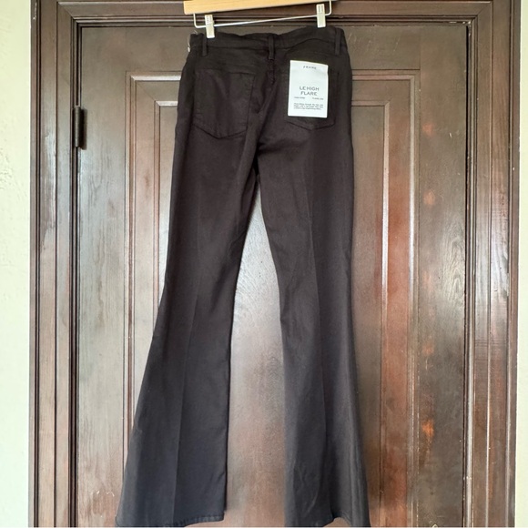 NWT Frame Denim Le High Flare Black Jeans, Size 31 - Picture 5 of 10